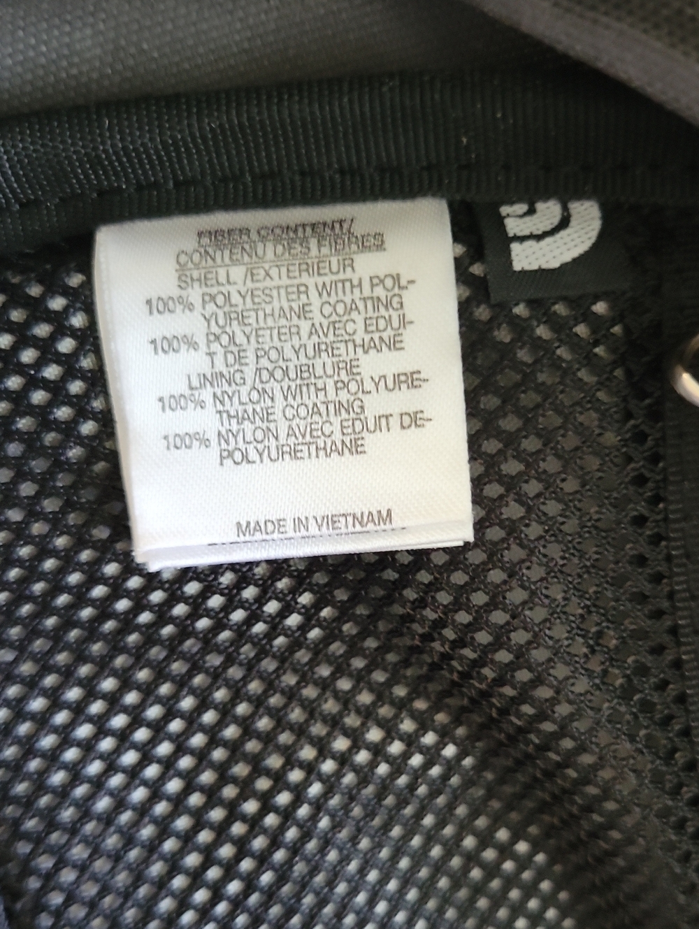 The North Face Pandora Backpack Pink Gray Black Daypack School Travel Hiking Y2K - Picture 7 of 15